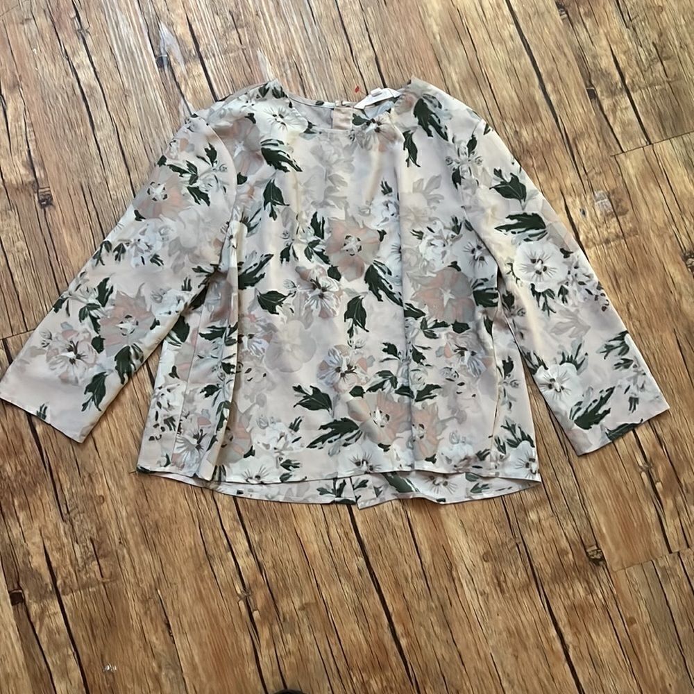 BB Dakota long sleeve scoop neck blouse